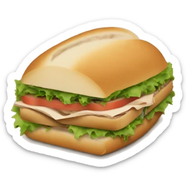 tuna sub sandwich  sticker