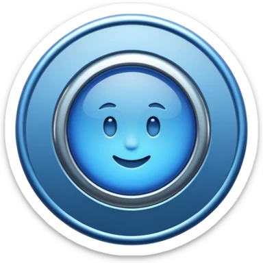 Badge certification insta en bleu sticker