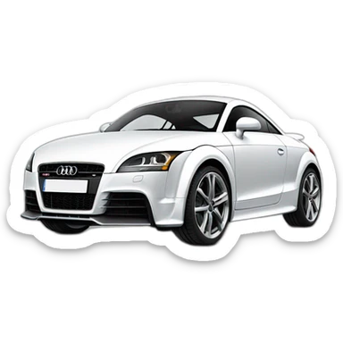 Audi tt de profil sticker