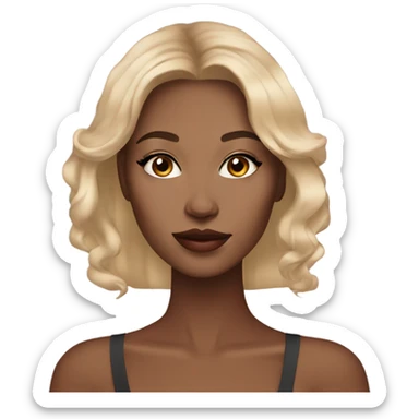 Beautiful model with light brown hair, light beige skin, with a wine, with a makeup  sticker