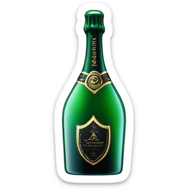 Display of dom perignon luminous   sticker