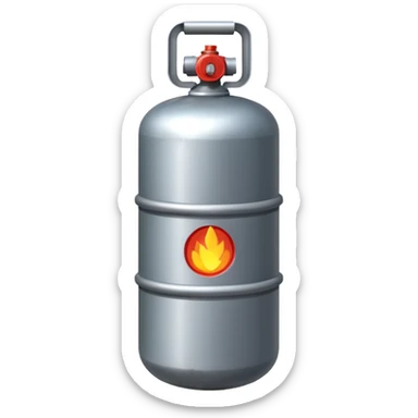 Gas Cylinder sticker