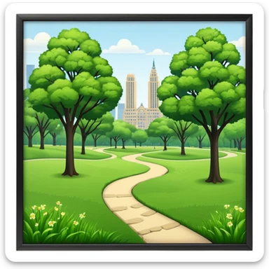 Make Central Park  sticker