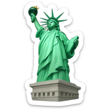 the statue of liberty sticker