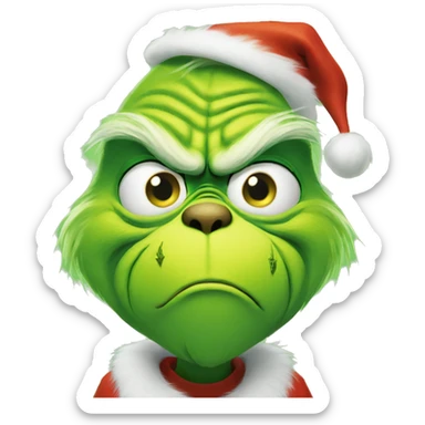 grinch sticker