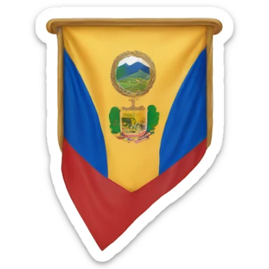 Bandera venezolana con con las siglas E.O ✓ sticker