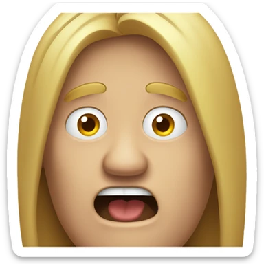 man screaming loser sticker