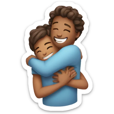 hug lover sticker