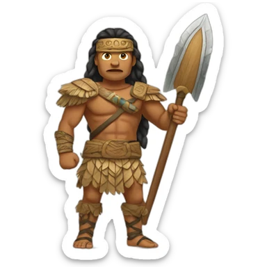 Polynesian Warrior sticker