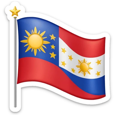 Philippines flag sticker
