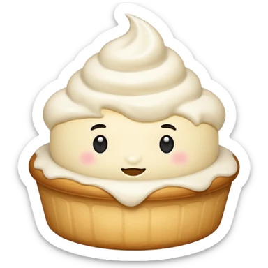 creme fouette avec un siphon sticker