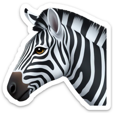 zebra sticker
