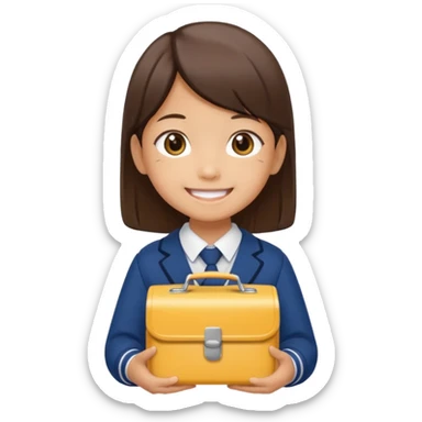 japon child with lunchbox sticker