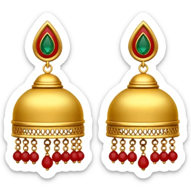 Jhumka images sticker