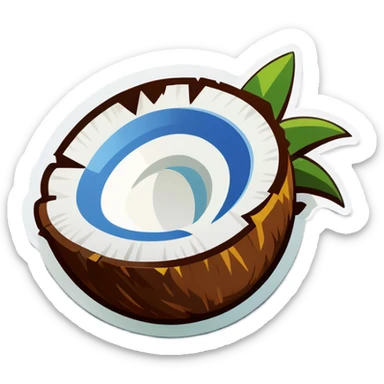 16-bit coconut sticker