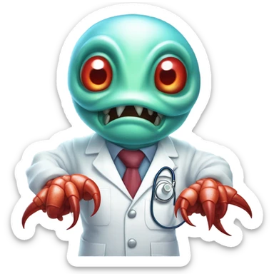 dr. zoidberg futurama sticker