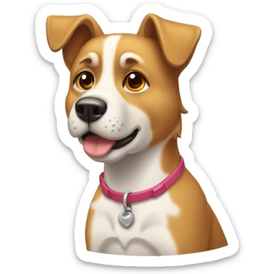 Perro con un rayo  sticker