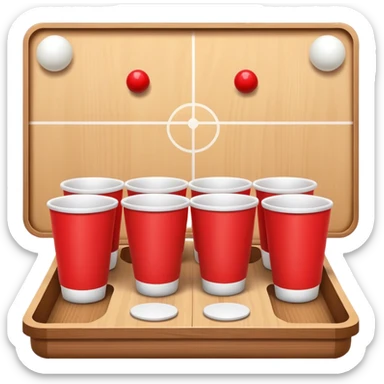 beer pong sticker