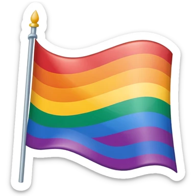 Lesbian flag sticker