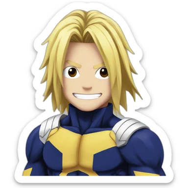 My hero academia all might sticker