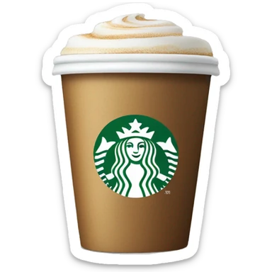 starbucks coffee cup sticker