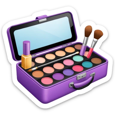 Makeup emoji sticker