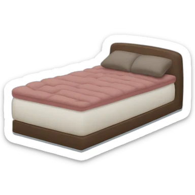 Doumbe with a mattress with “Jordan ” written on it sticker