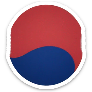 South Korea flag sticker