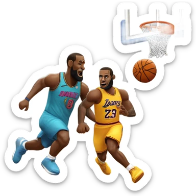 LeBron and p didn’t sticker