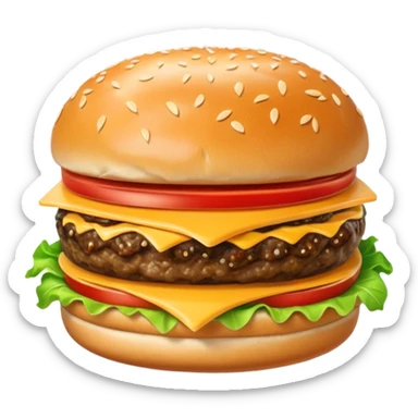 hamburguer sticker