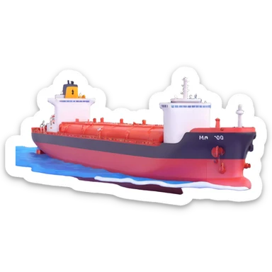 oil tanker cargo sticker