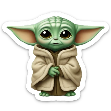 baby Yoda sticker