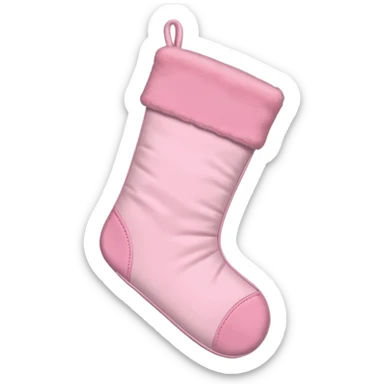 an aesthetic baby pink  christmas  sticker