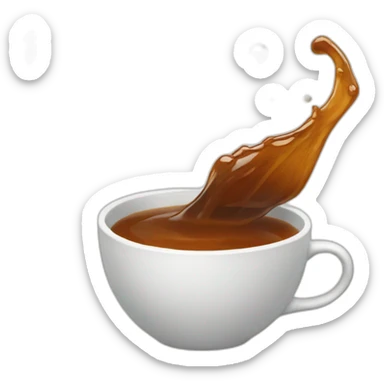 spilling the tea sticker