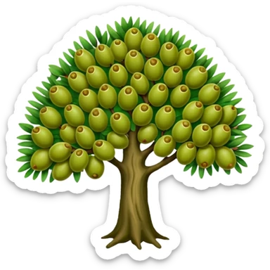 Árbol de olivas sticker