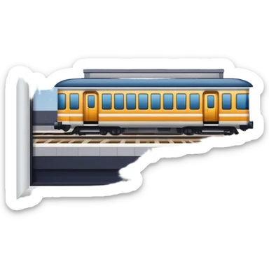 Train station sticker