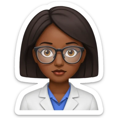 black female specialist sticker