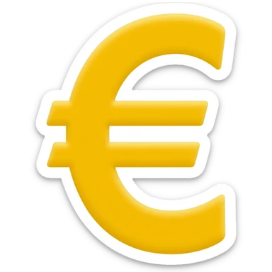 Euro € Sign sticker