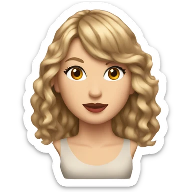 Taylor Swift in fearless sticker