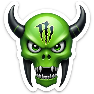 Monster energy logo sticker