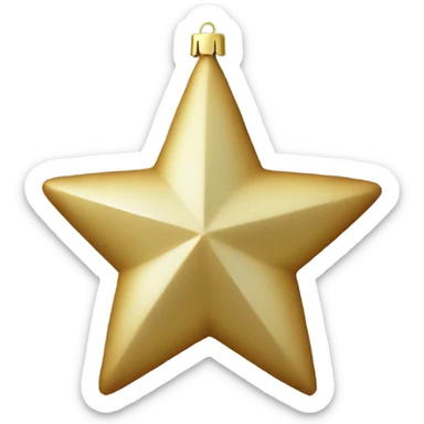 aestetic christmas decoration star sticker