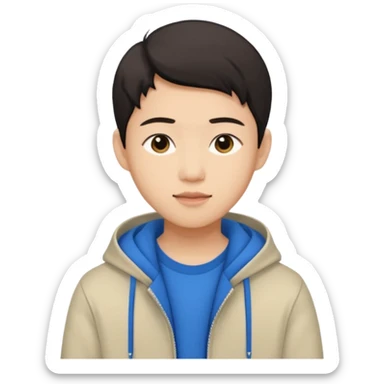 archetype for a young adult: Asian individual age 18-22yr. Freed up from financial pressures, focus on lifestyle and aesthetics and freely acknowledge they are still transitioning into adulthood 

 sticker