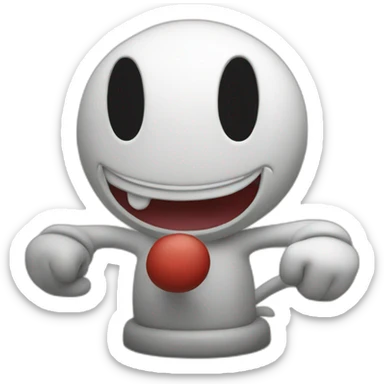 Cuphead Game sticker