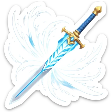 storm wind elemental sword object icon, fantasy sword with strong gust vortex, spinning air trails, energy glow, dynamic wind effect, 3D cartoon, mobile game icon style, centered, clean background, no text, no watermark
 sticker