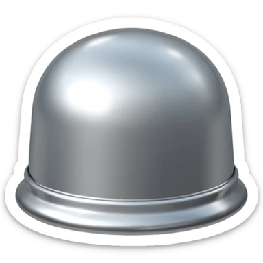 silver cloche  sticker