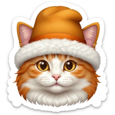 котик в шляпе sticker