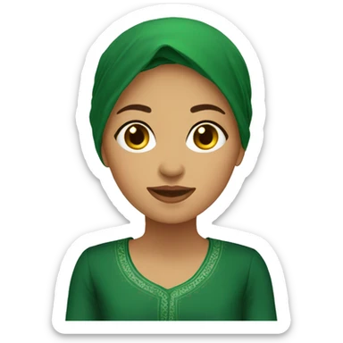 Fille algerienne sticker