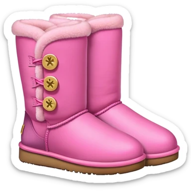 Pink uggs sticker