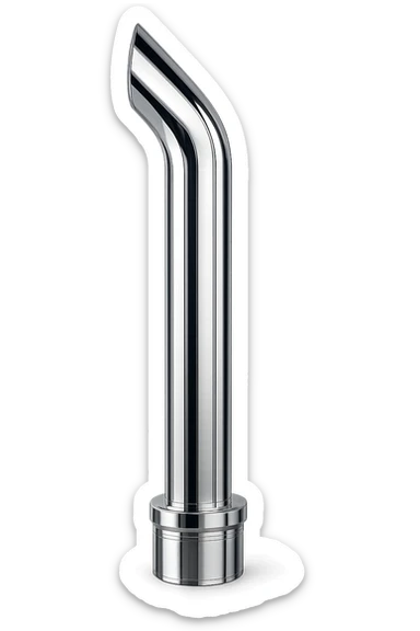 Add chrome exhaust stacks to the black Kenworth W680 sleeper semi truck, keep the man hanging out the window with arms up, realistic style. sticker