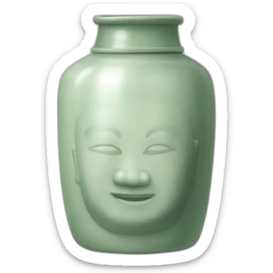 Lao Gan Ma jar sticker